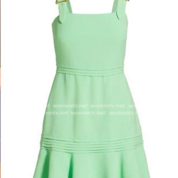 Jonathan Simkhai Green Ruffle Dress - Picture 2 of 5